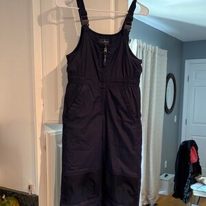 L.L. Bean Dark Blue Winter Bib Overalls